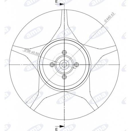 Obrázek k výrobku 122829 - DISK VLNITÝ Ø440/5 VADERSTAD