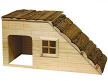 Obrázek k výrobku 125266 - Domeček pro králíky s rampou KERBL 82756, 50x25x25 cm