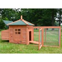 Obrázek k výrobku 129675 - Dřevěný kurník DUBAI MAXI, 1900x735x1000 mm