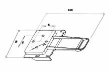 Obrázek k výrobku 55403 - držák zajišťovacího klínu