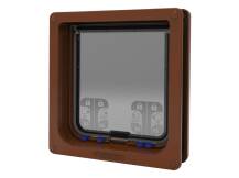 Obrázek k výrobku 125277 - Dvířka pro kočky a malé psy KERBL 80864 CAT MATE XL - 221B, 4-cestná, hnědá