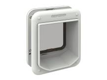 Obrázek k výrobku 125278 - Dvířka pro kočky na mikročip KERBL 80869 CAT MATE - 360W, 4-cestná, bílá