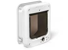 Obrázek k výrobku 125278 - Dvířka pro kočky na mikročip KERBL 80869 CAT MATE - 360WR, 4-cestná, bílá