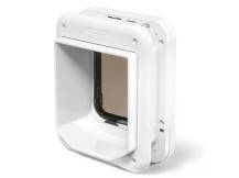 Obrázek k výrobku 125278 - Dvířka pro kočky na mikročip KERBL 80869 CAT MATE - 360WR, 4-cestná, bílá