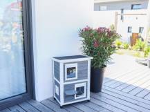 Obrázek k výrobku 125282 - Dvoupatrová bouda pro kočky KERBL 81639 FAMILY, 57x55x80 cm