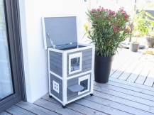 Obrázek k výrobku 125282 - Dvoupatrová bouda pro kočky KERBL 81639 FAMILY, 57x55x80 cm