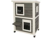 Obrázek k výrobku 125282 - Dvoupatrová bouda pro kočky KERBL 81639 FAMILY, 57x55x80 cm