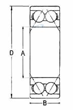 Obrázek k výrobku 57380 - Dvouřadá kuličková ložiska 3308