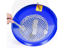 Obrázek k výrobku 125299 - Elektrický šrotovník na obilí s barelovým zásobníkem MILL ETS BLUE - HP 1,5kW