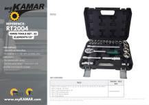Obrázek k výrobku 126079 - Gola sada 1/2" 22 dílů