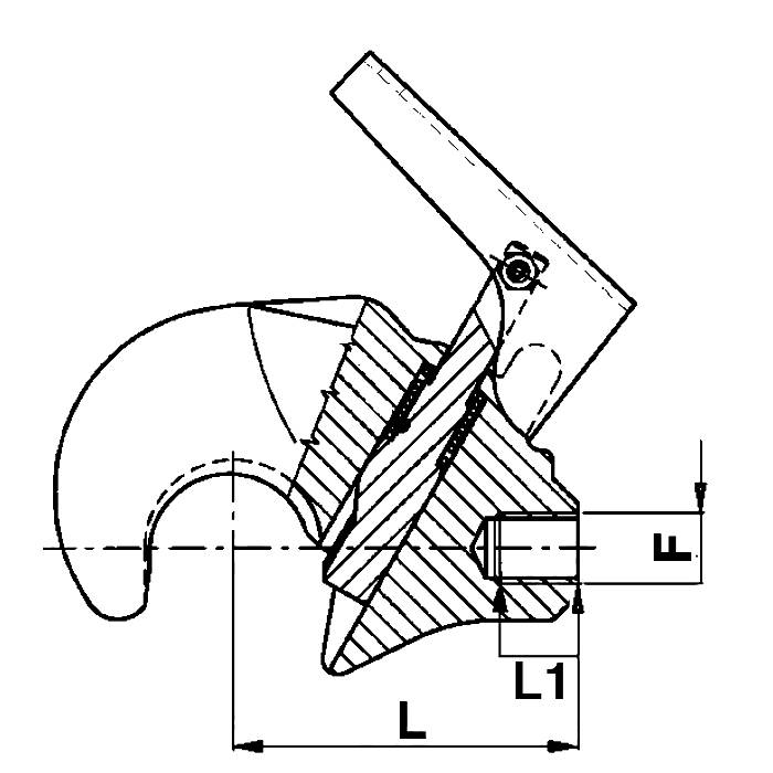 Obrázek k výrobku 0 - Hák rapid, 3. kategorie, průměr koule 60mm