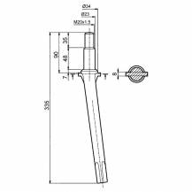Obrázek k výrobku 10286 - Hřeb rotační brány 335xM20 LELY