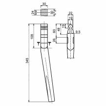 Obrázek k výrobku 17650 - Hřeb rotační brány SICMA/OSTRA VETERE