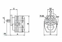 Obrázek k výrobku 10611 - HYDR. ZUB. CERPADLO 43 LT