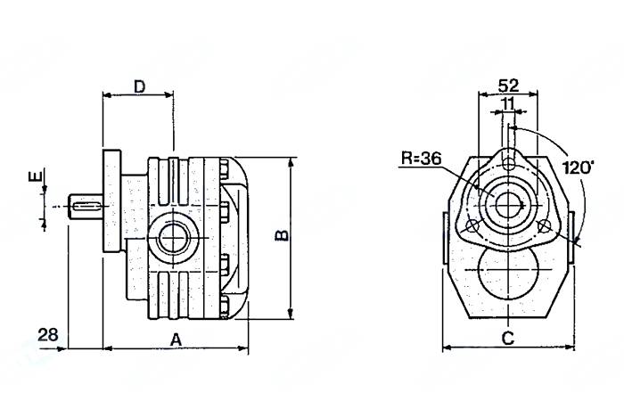 Obrázek k výrobku 0 - HYDR. ZUB. CERPADLO 43 LT