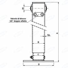 Obrázek k výrobku 18231 - hydraulická podpěra s hydr. válcem, 3848-5772 kg