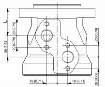 Obrázek k výrobku 62327 - Hydraulický motor DANFOSS OMP X 400