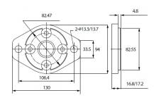 Obrázek k výrobku 62567 - Hydraulický motor Danfoss XLH 50