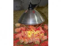 Obrázek k výrobku 125349 - Infralampa KERBL 22729, 250W s hliníkovým stínítkem 35cm a kabelem 5m