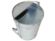 Obrázek k výrobku 126486 - Kbelíková napáječka pro slepice, drůbež FILA Z-012, 12 l, pozinkovaná