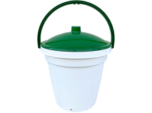 Obrázek k výrobku 126515 - Kbelíková napáječka pro slepice, drůbež RIVER SYSTEMS RIVUS 141/03 - 17l, plastová s niply