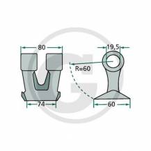 Obrázek k výrobku 32012 - Kladivo mulčovače