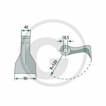 Obrázek k výrobku 31695 - Kladivo mulčovače