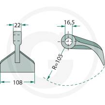 Obrázek k výrobku 126888 - Kladivo mulčovače