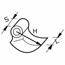 Obrázek k výrobku 15232 - Kladivo mulčovací 110x70x60 mm