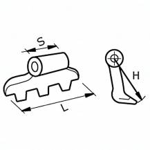 Obrázek k výrobku 42470 - Kladivo prstové 115x165x98 mm