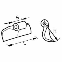 Obrázek k výrobku 42272 - Kladivo rovné 96x100x54 mm