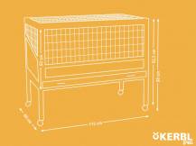 Obrázek k výrobku 125392 - Klec pro králíky a hlodavce KERBL 82725 INDOOR DELUXE - jednopatrová