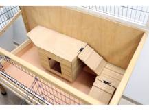 Obrázek k výrobku 125392 - Klec pro králíky a hlodavce KERBL 82725 INDOOR DELUXE - jednopatrová