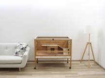 Obrázek k výrobku 125392 - Klec pro králíky a hlodavce KERBL 82725 INDOOR DELUXE - jednopatrová