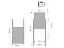 Obrázek k výrobku 125459 - Komplet automatického otevírání a zavírání kurníku JOSTechnik HK-Bat 30x45 D