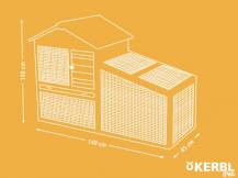 Obrázek k výrobku 125488 - Králíkárna s výběhem KERBL 82826 FREETIME