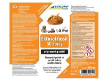 Obrázek k výrobku 125499 - Křemenitý prášek ve spreji k hubení čmelíků i štěnic SCHOPF EKTOSOL FOSSIL SD SPRAY, 500ml
