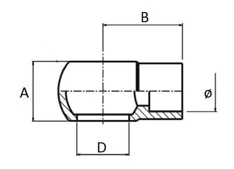 Specifikace - Kruhové hrdlo navařovací 1/2" / 16 mm