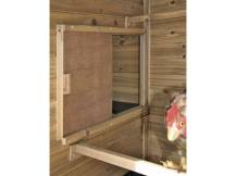 Obrázek k výrobku 125501 - Kurník pro slepice dvoupatrový, s výběhem KERBL 82806, 222x115x200 cm