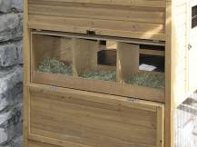 Obrázek k výrobku 125501 - Kurník pro slepice dvoupatrový, s výběhem KERBL 82806, 222x115x200 cm