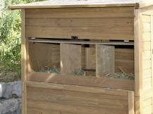 Obrázek k výrobku 125501 - Kurník pro slepice dvoupatrový, s výběhem KERBL 82806, 222x115x200 cm