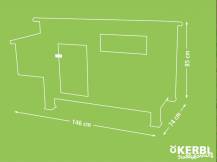 Obrázek k výrobku 75502 - Kurník pro slepice KERBL 81702 EMMA