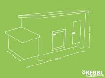 Obrázek k výrobku 75501 - Kurník pro slepice KERBL 82827 FLORENTINA