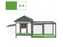 Obrázek k výrobku 125508 - Kurník pro slepice PAWHUT D51-092GY