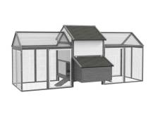 Obrázek k výrobku 125511 - Kurník pro slepice PAWHUT D51-130V01GY