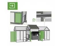 Obrázek k výrobku 125511 - Kurník pro slepice PAWHUT D51-130V01GY