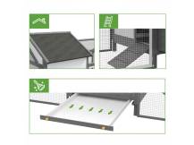 Obrázek k výrobku 125511 - Kurník pro slepice PAWHUT D51-130V01GY