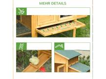 Obrázek k výrobku 125512 - Kurník pro slepice PAWHUT D51-191