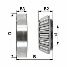 Obrázek k výrobku 32872 - Kuželíkové ložisko Timken LM102949/LM102910, pal.