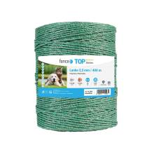 Obrázek k výrobku 73860 - Lanko pro elektrický ohradník, průměr 2,5 mm, zelené, délka 400 m